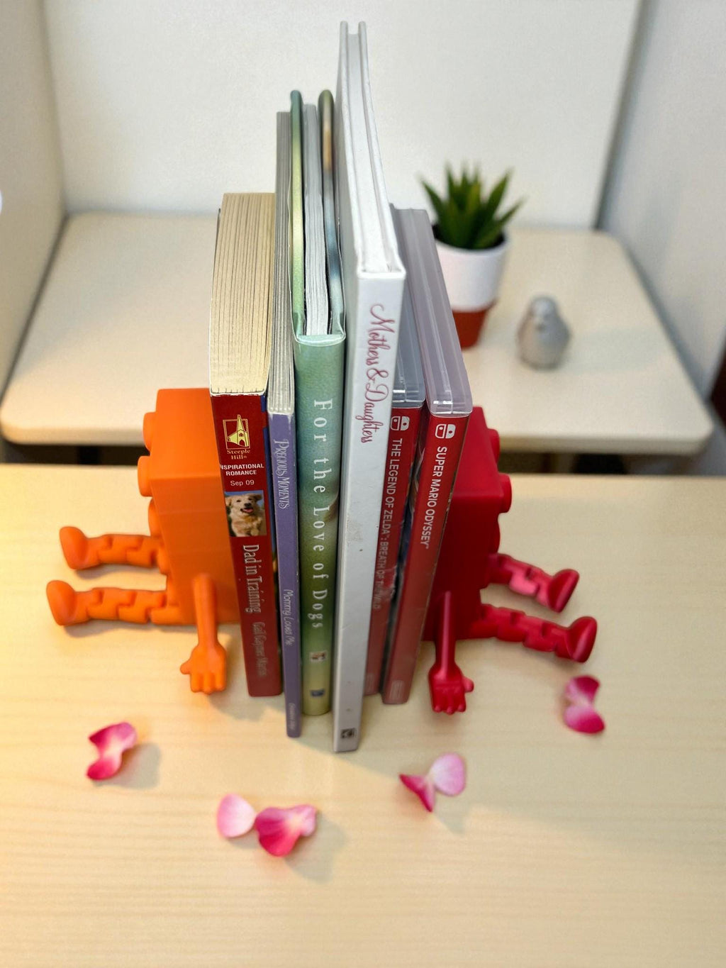 Brick Buddy Bookends  Set of 2 | Fun Desk Decor | Gift