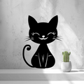 Cute Black Cat Wall Art