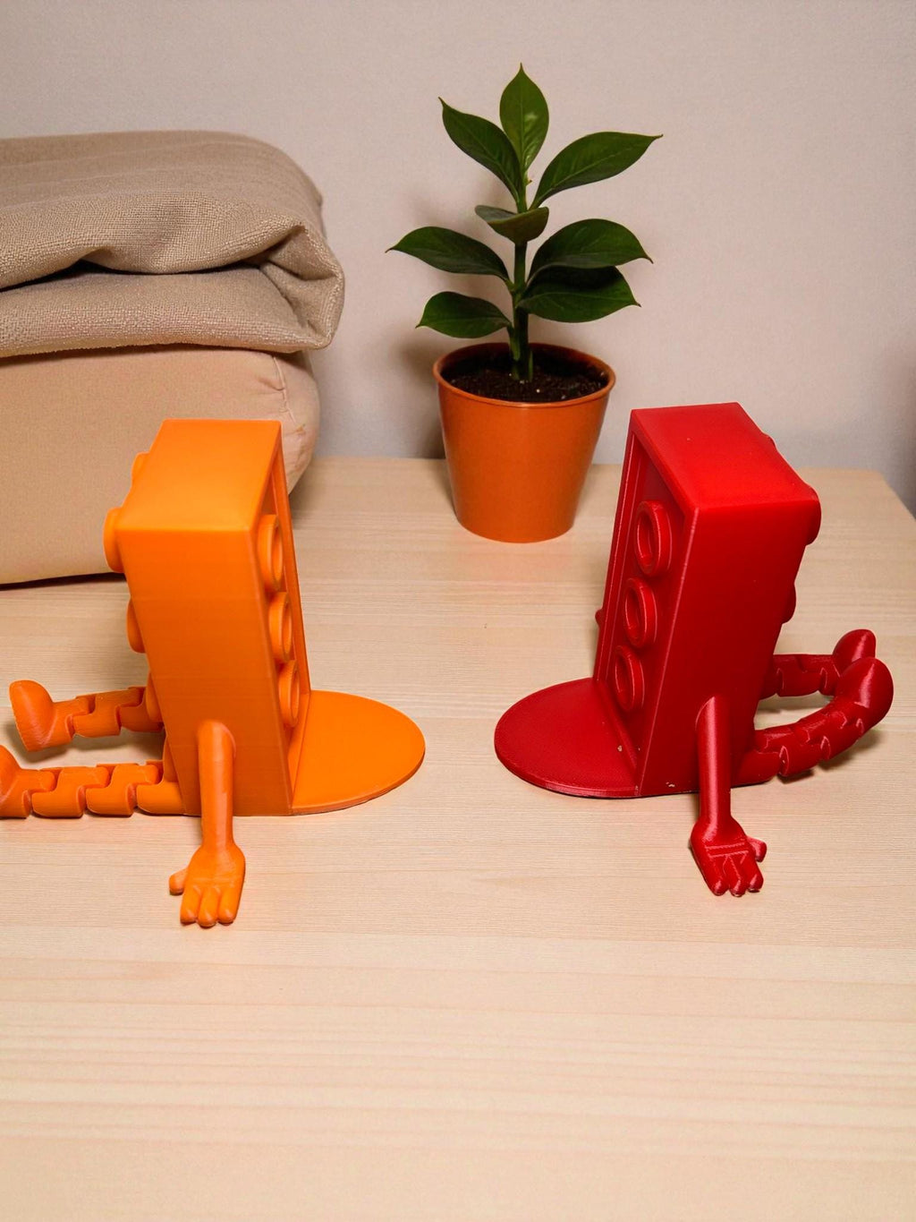 Brick Buddy Bookends  Set of 2 | Fun Desk Decor | Gift