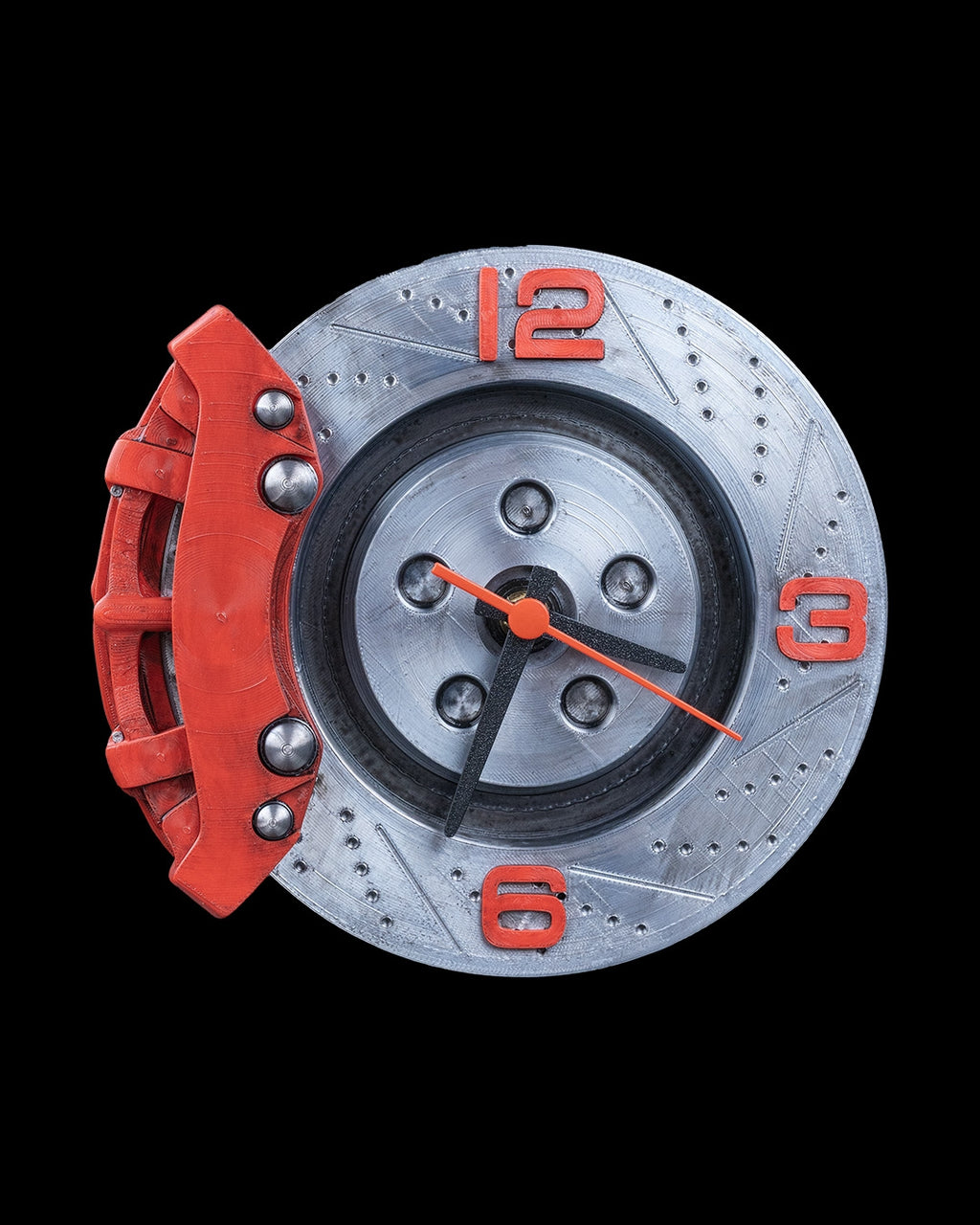 Brake Time Clock – 3D Printed Brake Rotor & Caliper Desk Clock