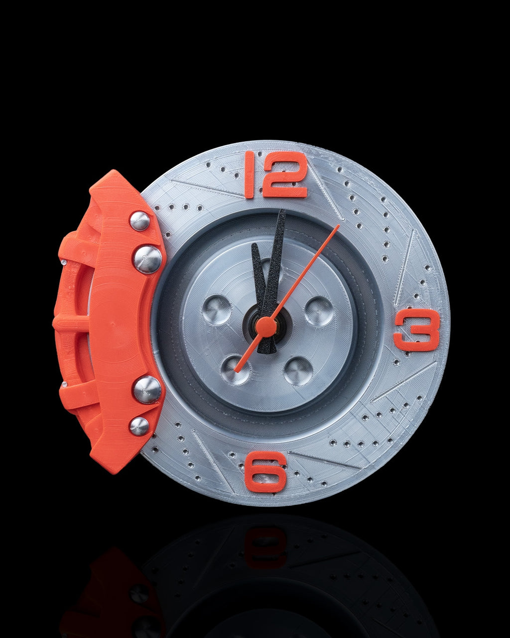 Brake Time Clock – 3D Printed Brake Rotor & Caliper Desk Clock