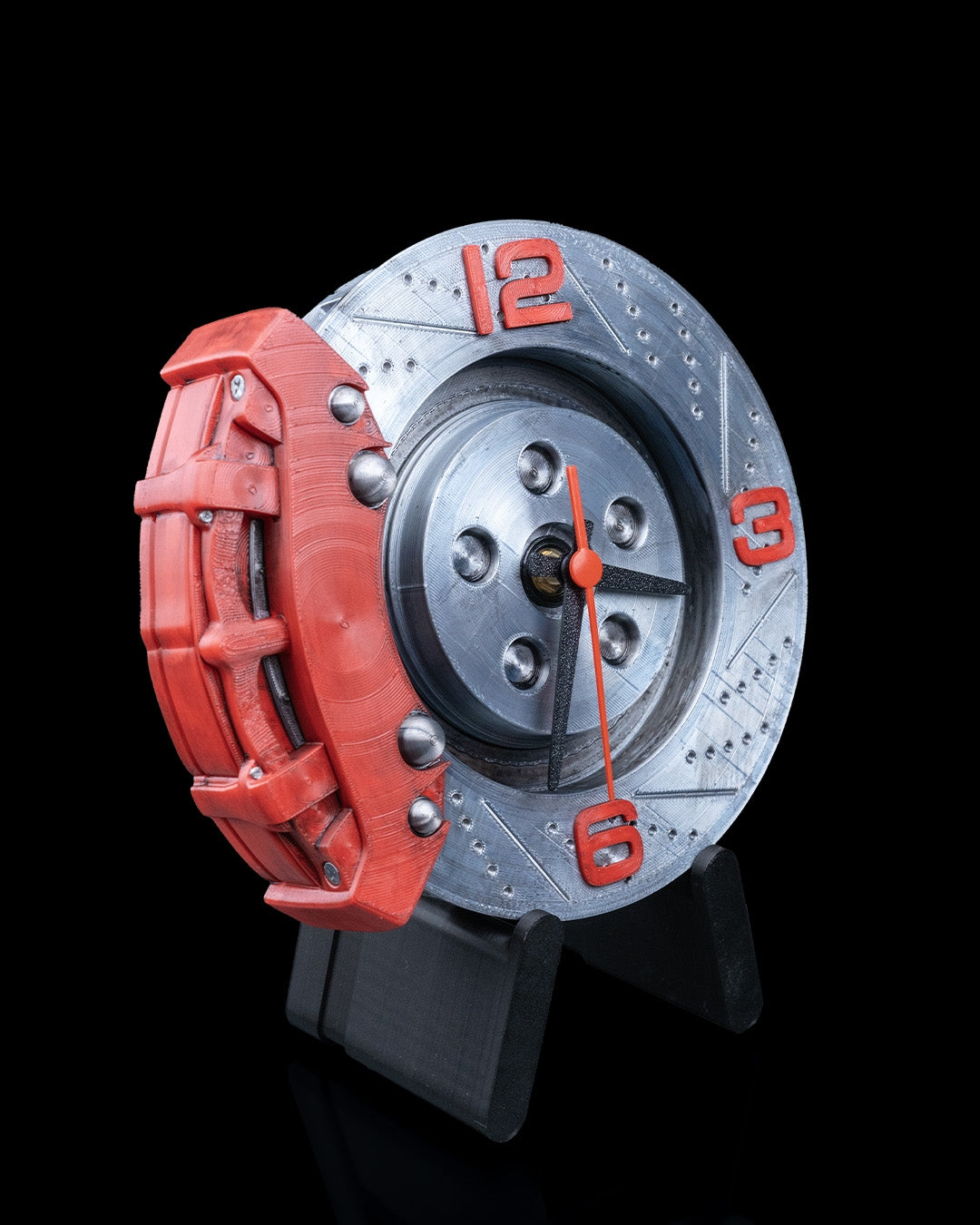 Brake Time Clock – 3D Printed Brake Rotor & Caliper Desk Clock