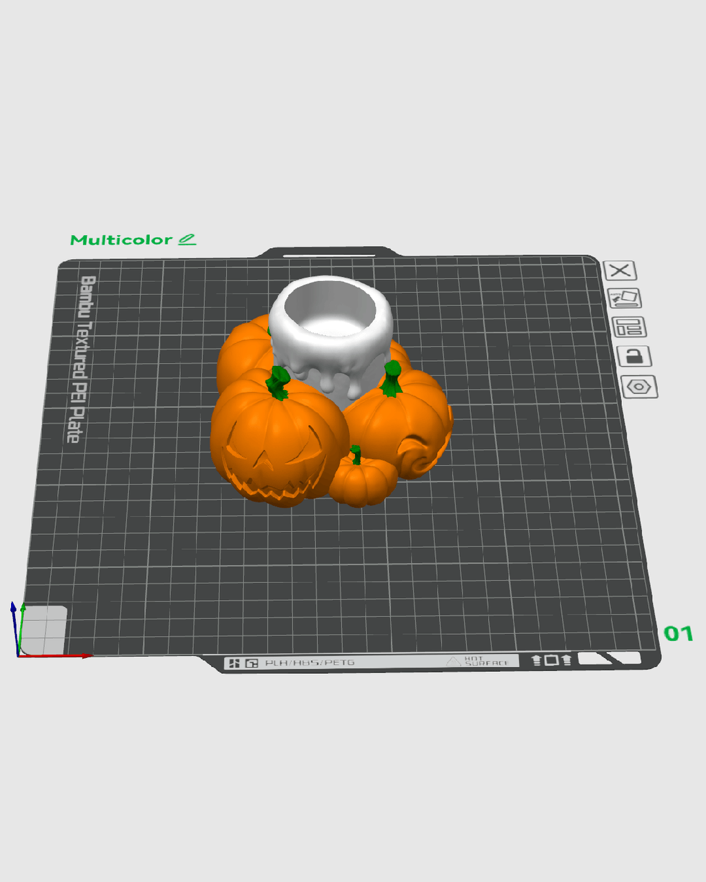 Pumpkin LED Tea Light Holder – Fall & Halloween Candle Décor