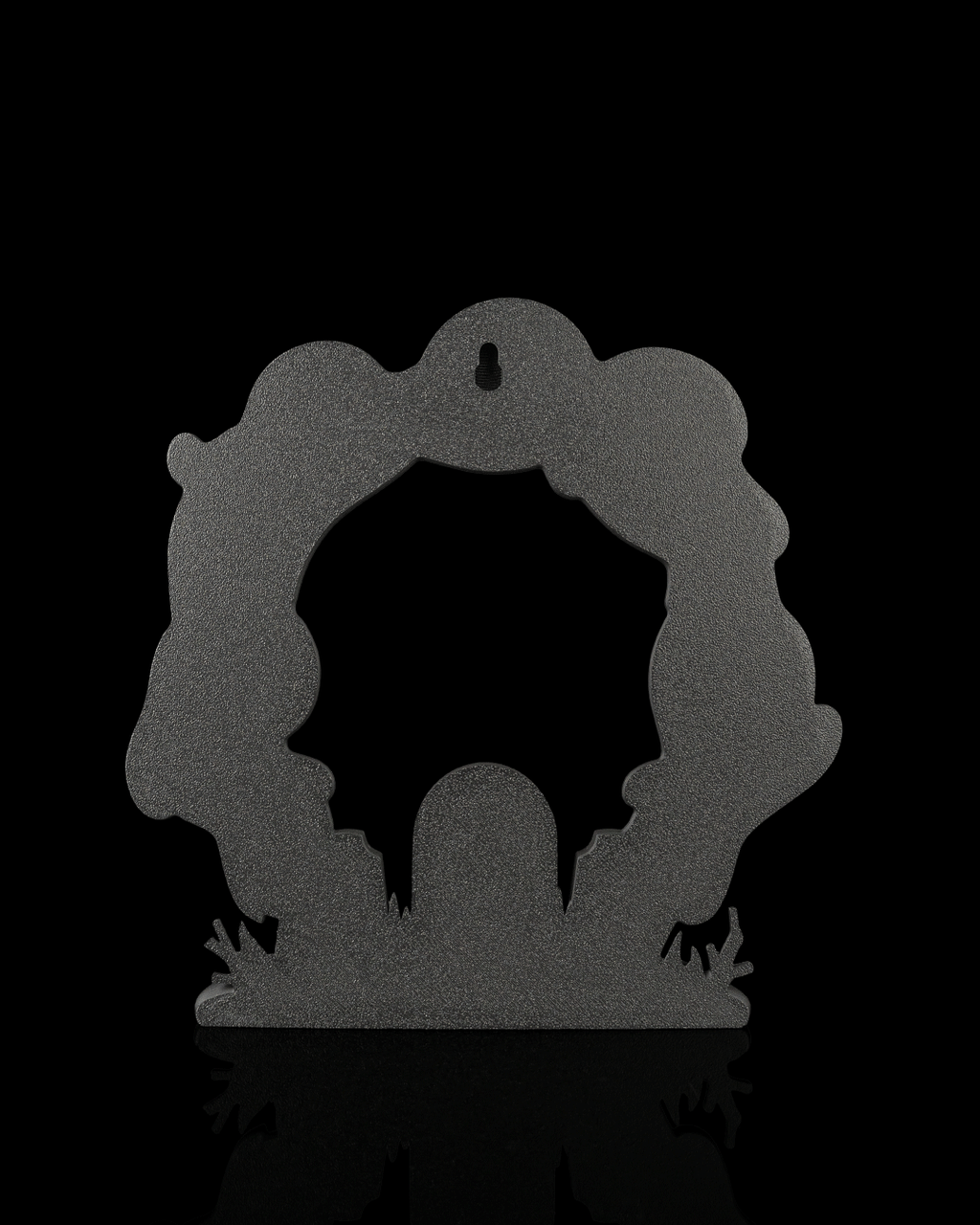 Ghost Arch Wreath – 3D Printed Halloween Ghost & Graveyard Decor