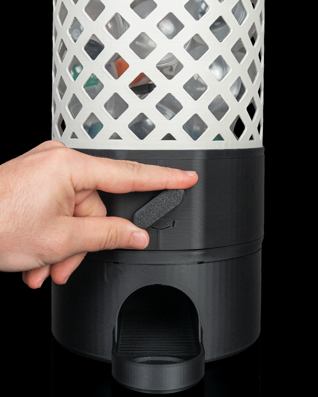 Coin-Free 2-Inch Capsule Vending Machine – Manual Prize & Toy Dispenser