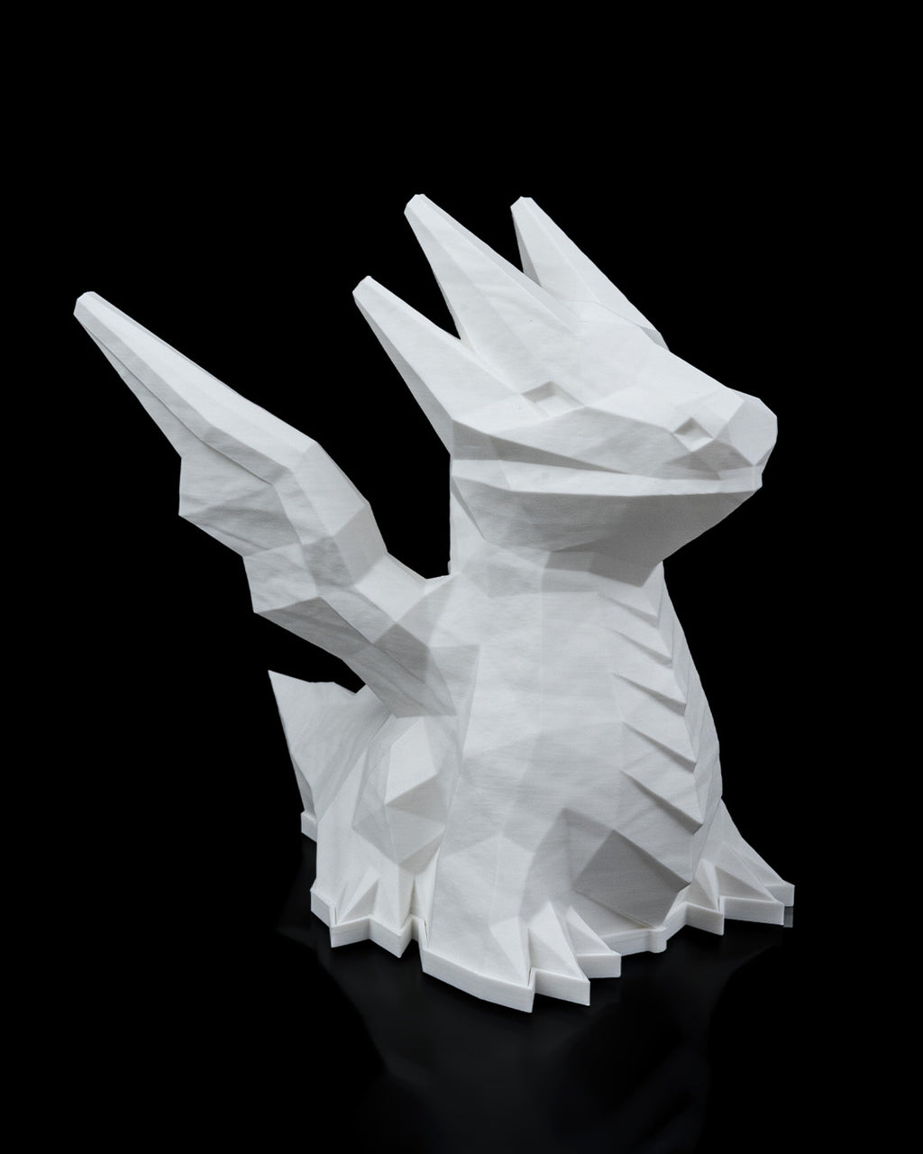 Low Poly Dragon LED Lamp – 3D Printed Ambient Light