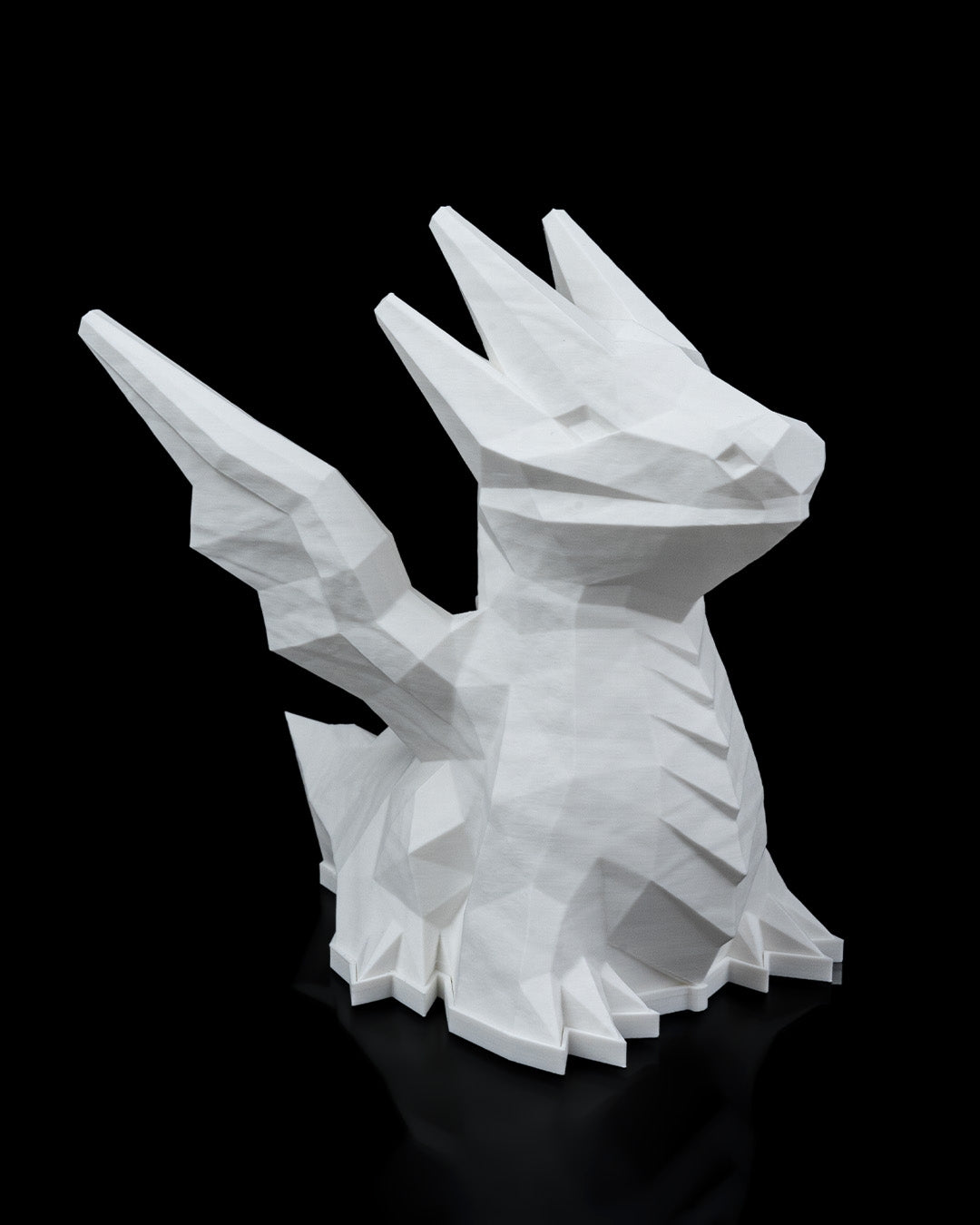 Low Poly Dragon LED Lamp – 3D Printed Ambient Light