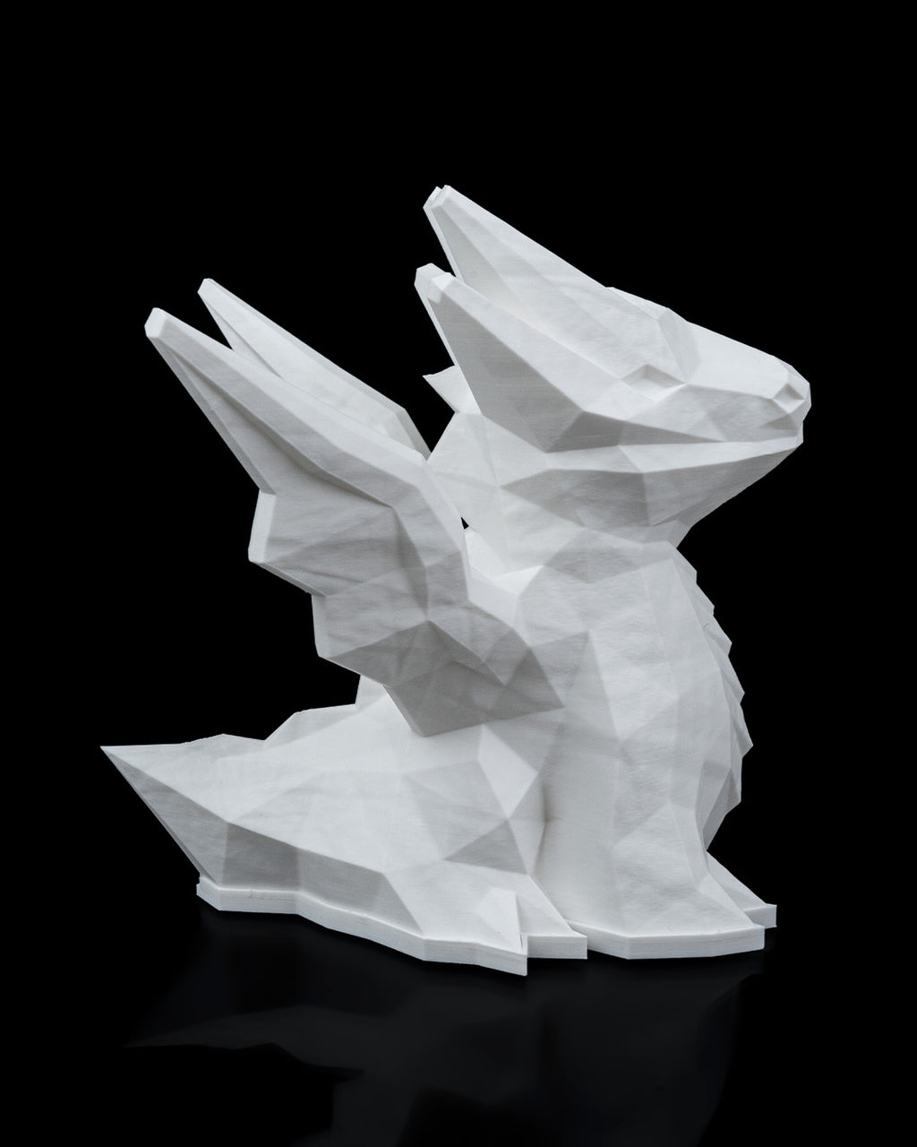 Low Poly Dragon LED Lamp – 3D Printed Ambient Light