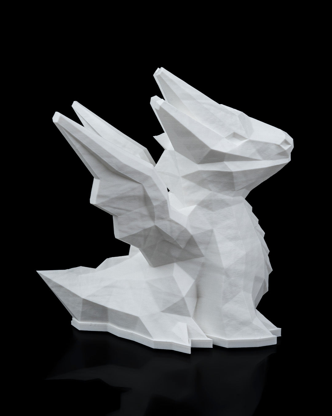 Low Poly Dragon LED Lamp – 3D Printed Ambient Light