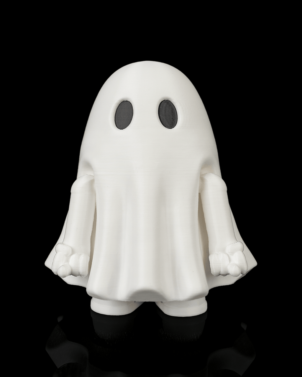 Mood Ghost – Posable 3D Printed Ghost Figurine with Attitude