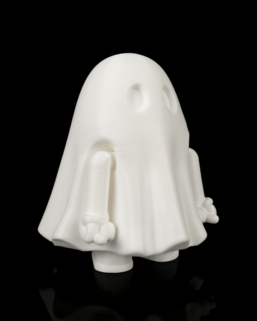 Mood Ghost – Posable 3D Printed Ghost Figurine with Attitude