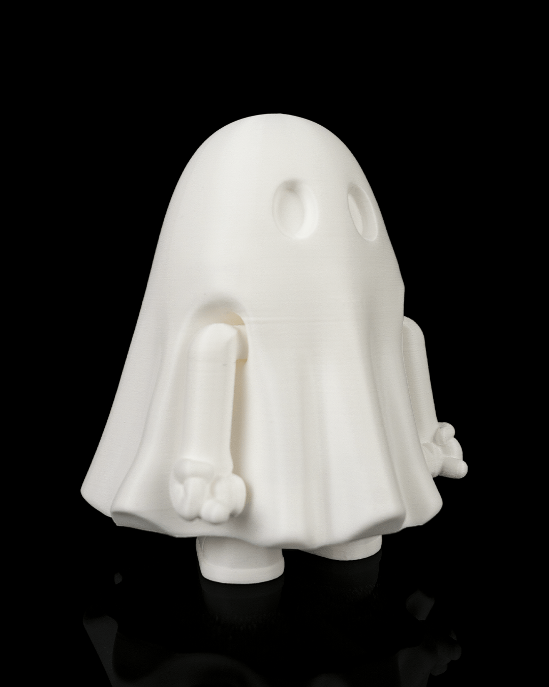 Mood Ghost – Posable 3D Printed Ghost Figurine with Attitude