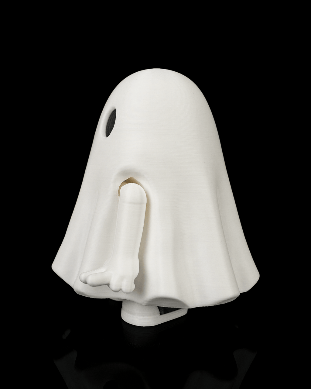 Mood Ghost – Posable 3D Printed Ghost Figurine with Attitude