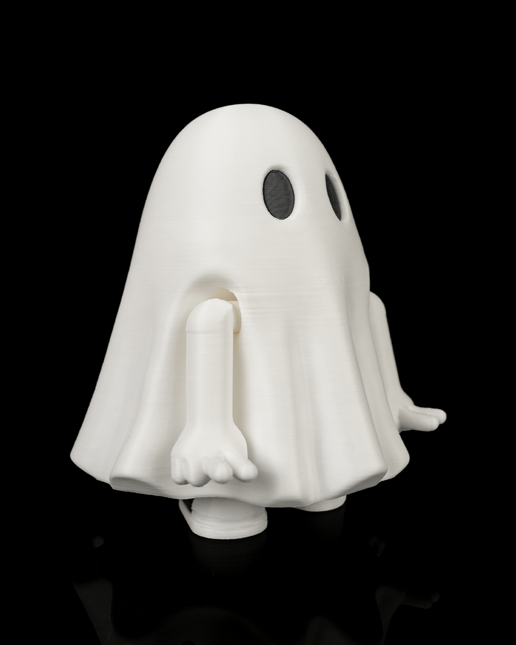 Mood Ghost – Posable 3D Printed Ghost Figurine with Attitude