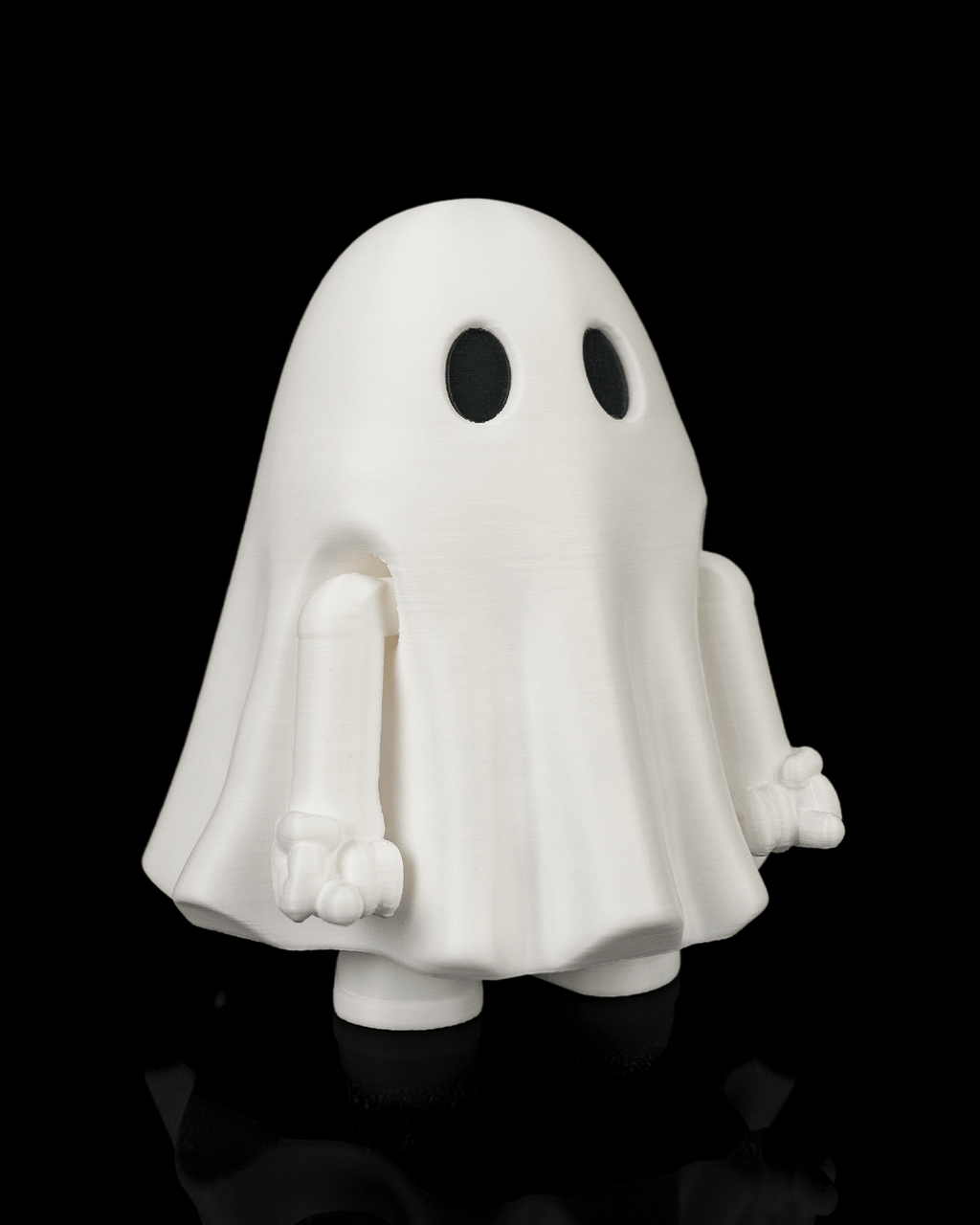 Mood Ghost – Posable 3D Printed Ghost Figurine with Attitude