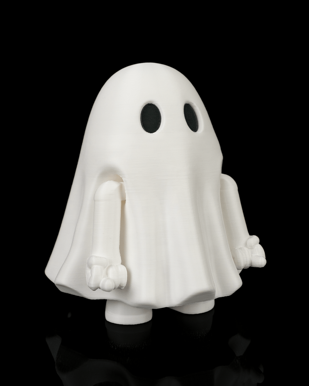Mood Ghost – Posable 3D Printed Ghost Figurine with Attitude