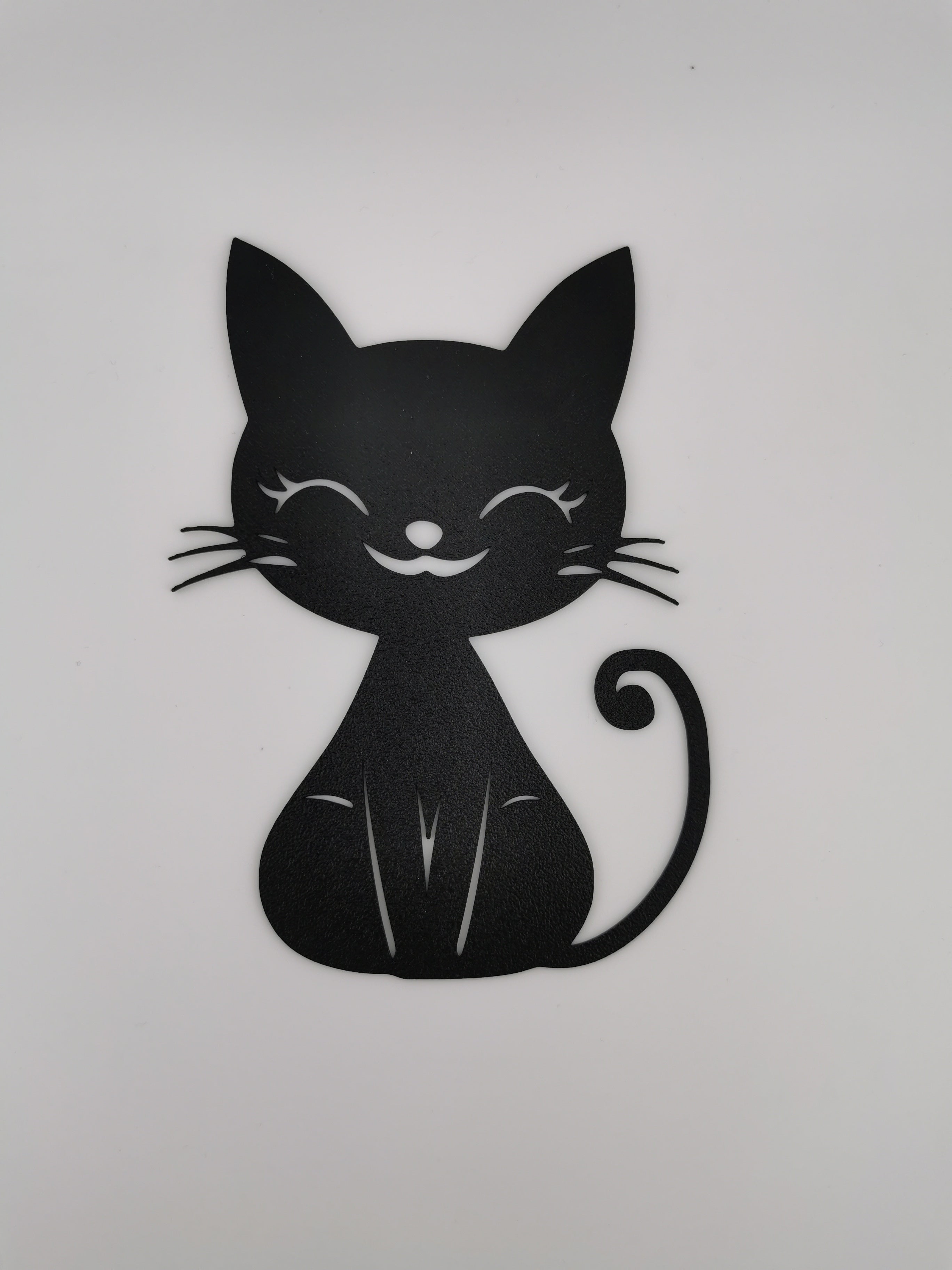 Cute Black Cat Wall Art