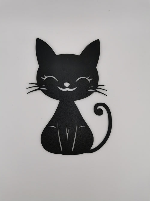 Cute Black Cat Wall Art