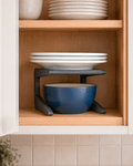 3D Printed Shelf Riser – Cabinet & Pantry Organizer for Mugs, Cups, Plates & More