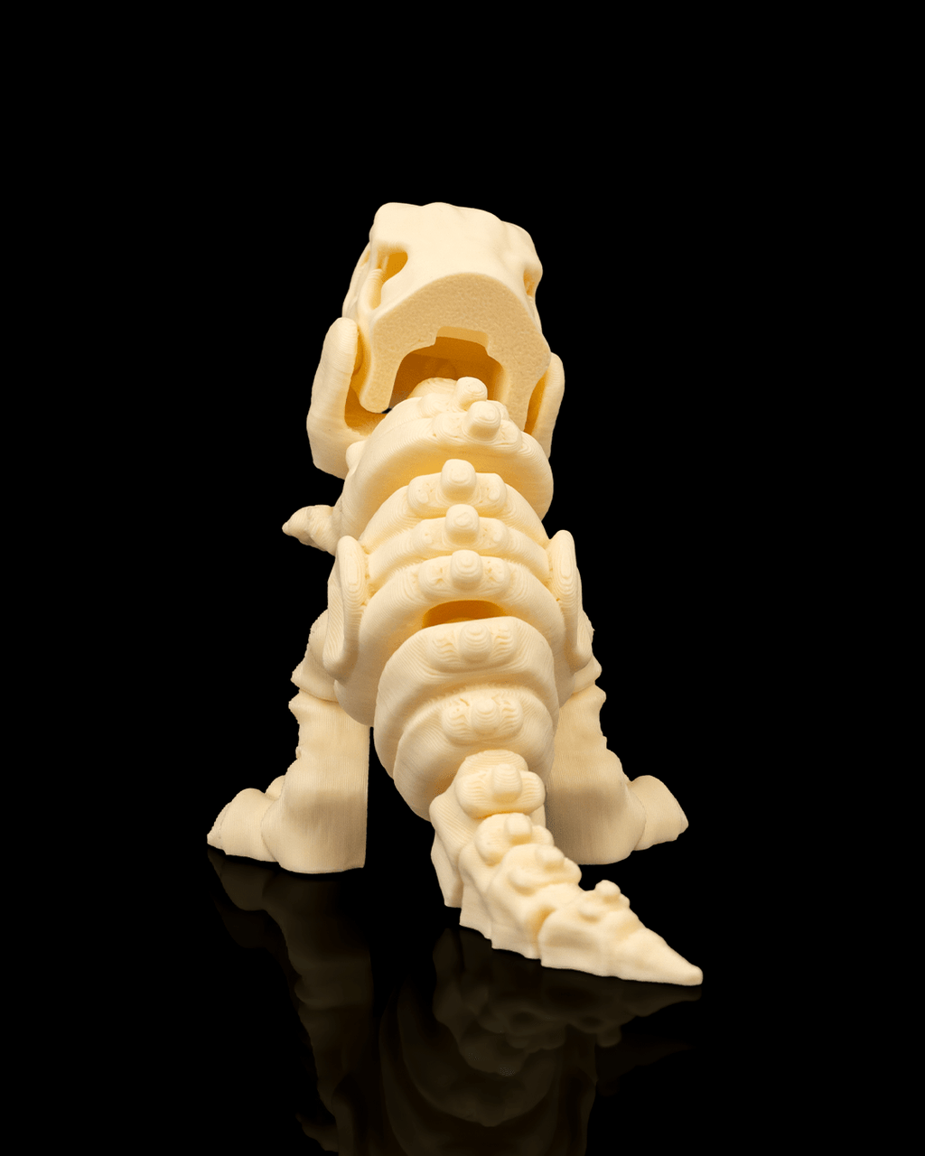 3D Printed Skeleton T-Rex Figure – Articulated Dinosaur Fossil Desk Toy