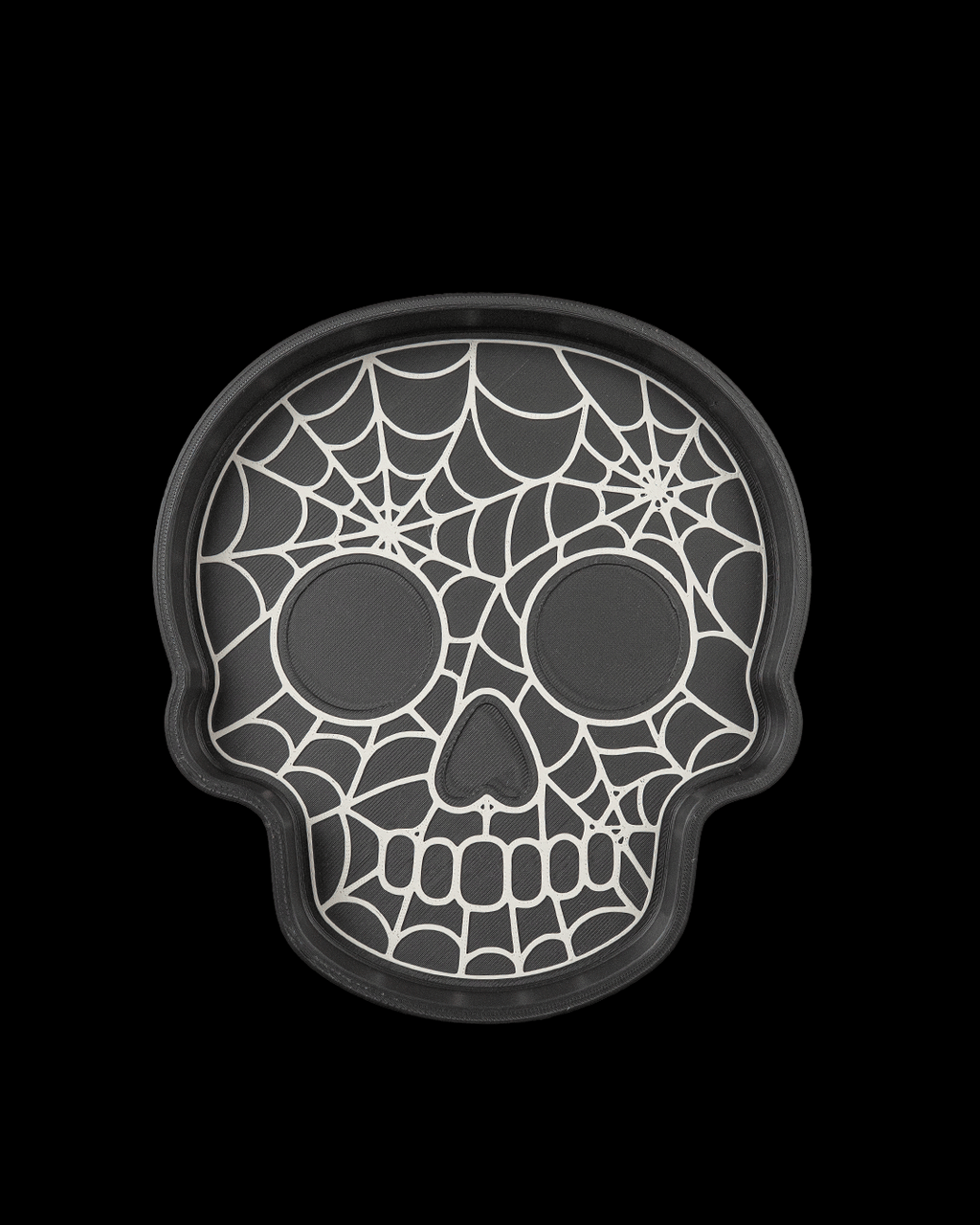 Skull Spiderweb Candy Dish
