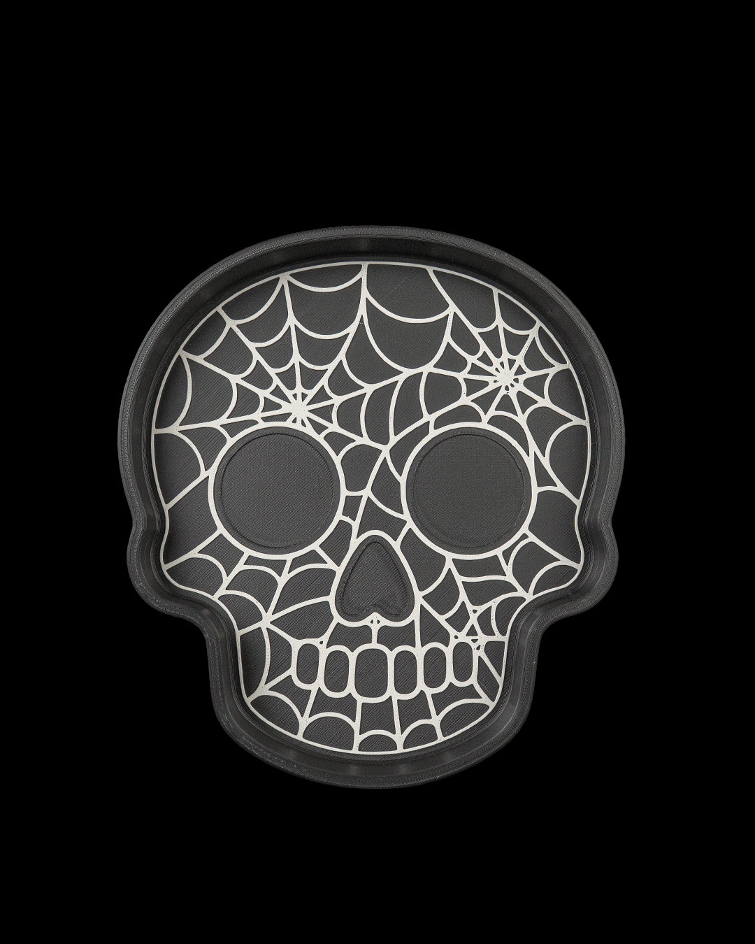 Skull Spiderweb Candy Dish