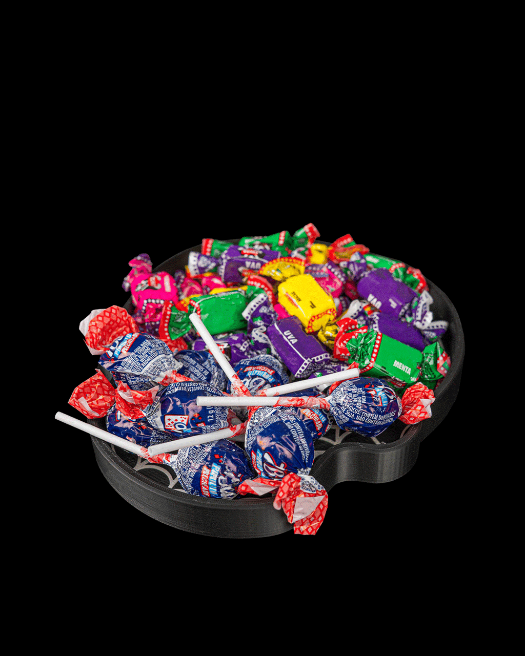 Skull Spiderweb Candy Dish