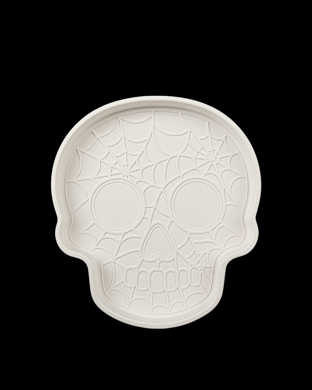 Skull Spiderweb Candy Dish