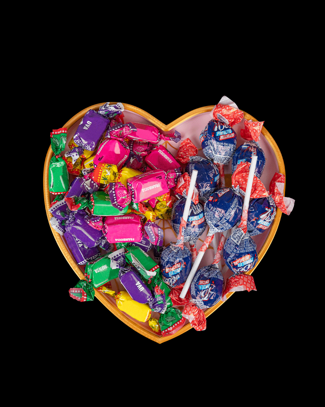 Spiderweb Heart Candy Dish – 3D Printed Halloween Bat & Web Decor